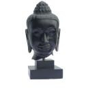 Buddha Figur schwarz aus Marmor